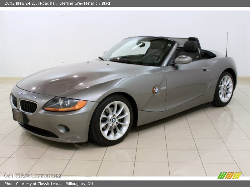 Sterling Grey Metallic / Black 2003 BMW Z4 2.5i Roadster