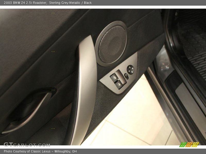 Sterling Grey Metallic / Black 2003 BMW Z4 2.5i Roadster