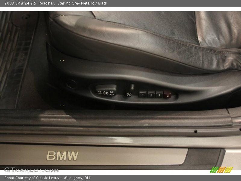 Sterling Grey Metallic / Black 2003 BMW Z4 2.5i Roadster