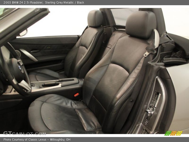 Sterling Grey Metallic / Black 2003 BMW Z4 2.5i Roadster