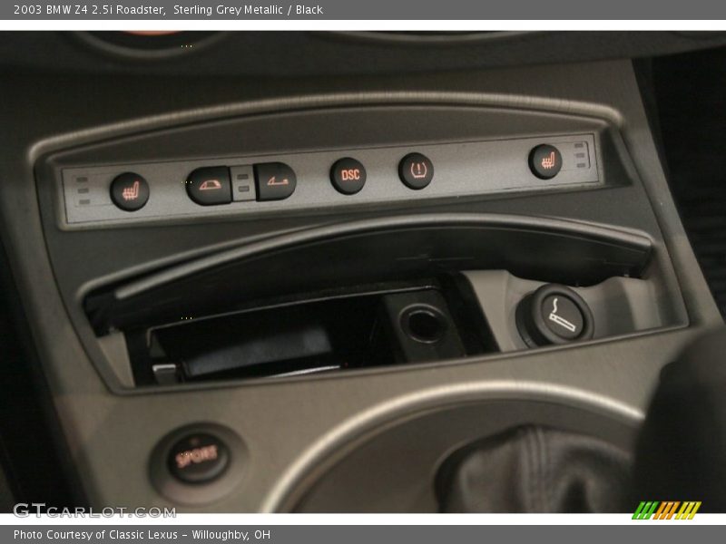 Sterling Grey Metallic / Black 2003 BMW Z4 2.5i Roadster