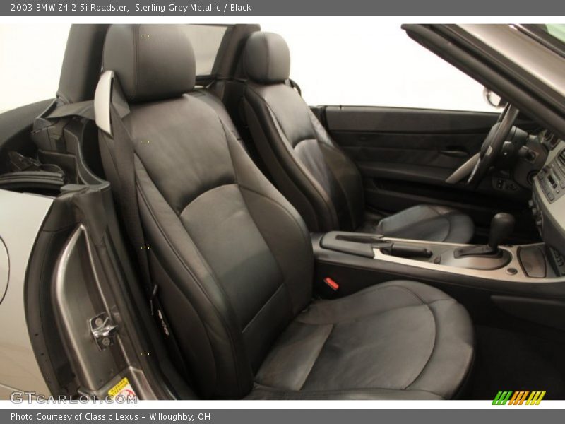 Sterling Grey Metallic / Black 2003 BMW Z4 2.5i Roadster