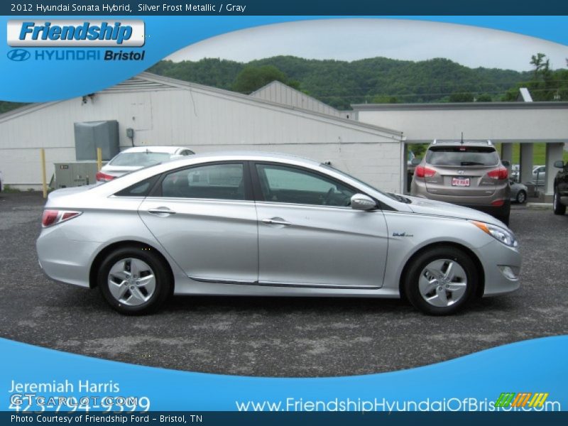 Silver Frost Metallic / Gray 2012 Hyundai Sonata Hybrid