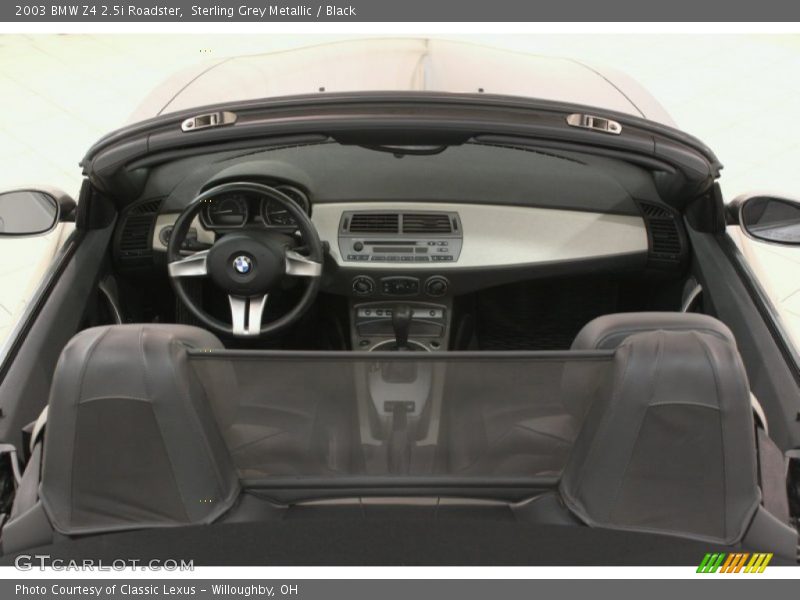 Sterling Grey Metallic / Black 2003 BMW Z4 2.5i Roadster