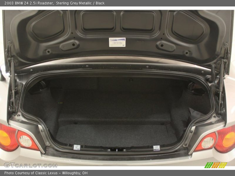 Sterling Grey Metallic / Black 2003 BMW Z4 2.5i Roadster