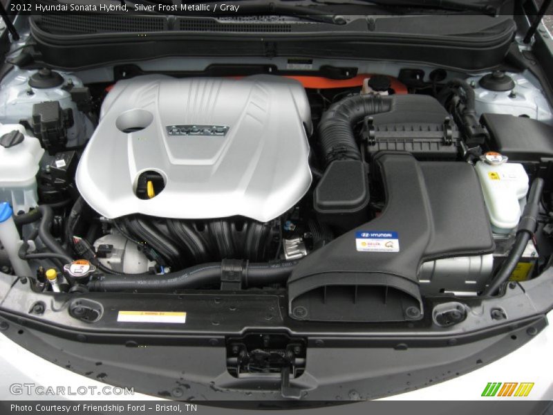 Silver Frost Metallic / Gray 2012 Hyundai Sonata Hybrid