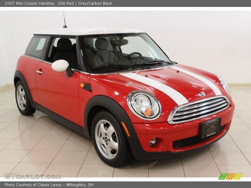 Chili Red / Grey/Carbon Black 2007 Mini Cooper Hardtop