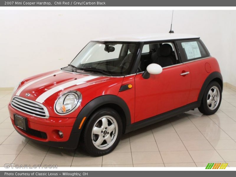 Chili Red / Grey/Carbon Black 2007 Mini Cooper Hardtop