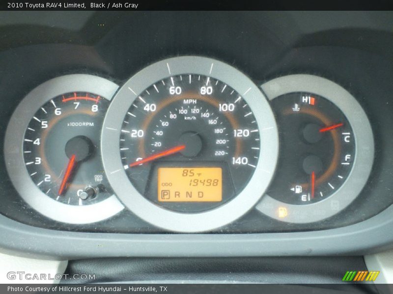 Black / Ash Gray 2010 Toyota RAV4 Limited