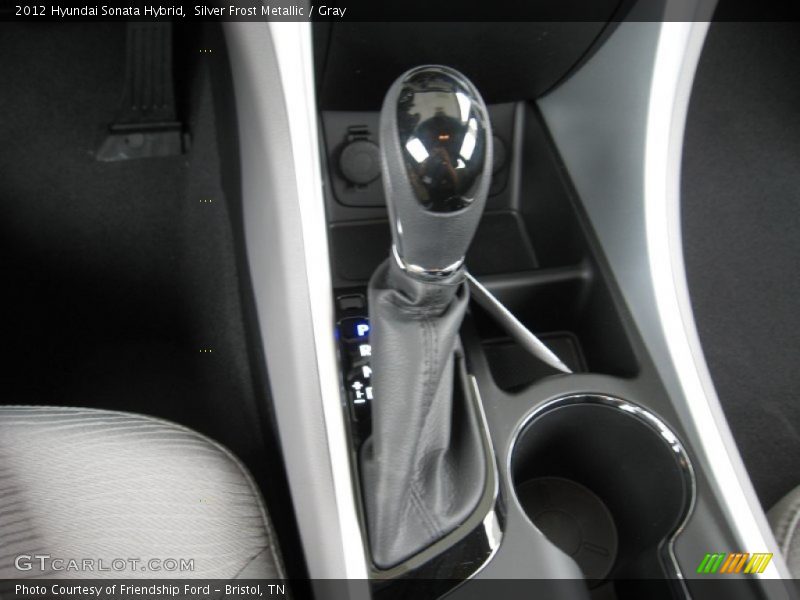 Silver Frost Metallic / Gray 2012 Hyundai Sonata Hybrid