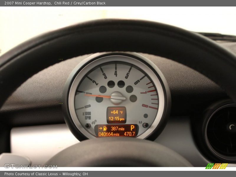 Chili Red / Grey/Carbon Black 2007 Mini Cooper Hardtop