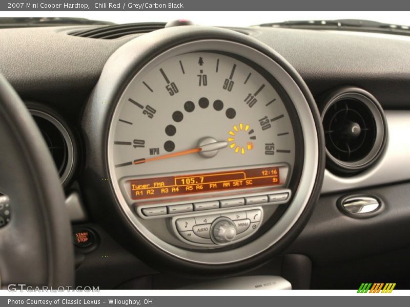 Chili Red / Grey/Carbon Black 2007 Mini Cooper Hardtop