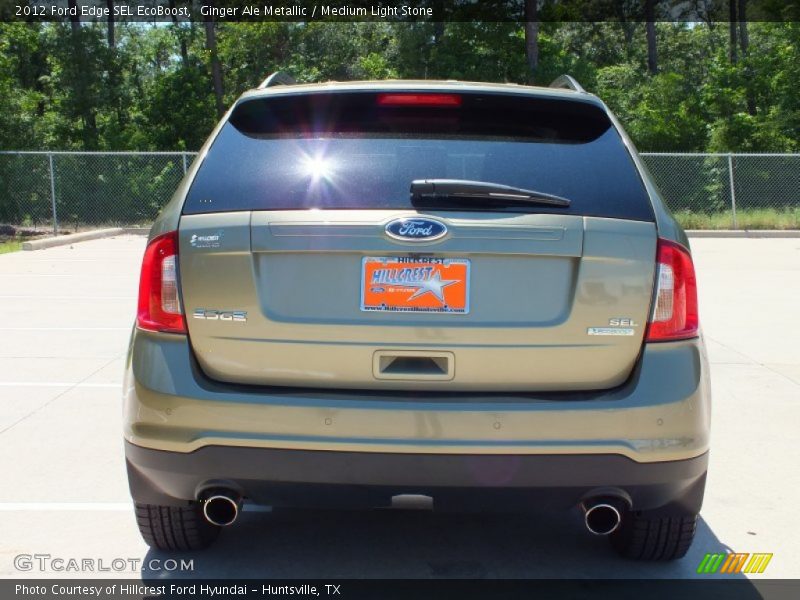 Ginger Ale Metallic / Medium Light Stone 2012 Ford Edge SEL EcoBoost