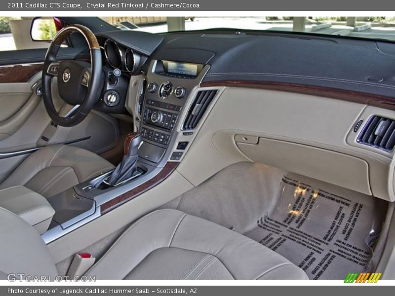 Crystal Red Tintcoat / Cashmere/Cocoa 2011 Cadillac CTS Coupe