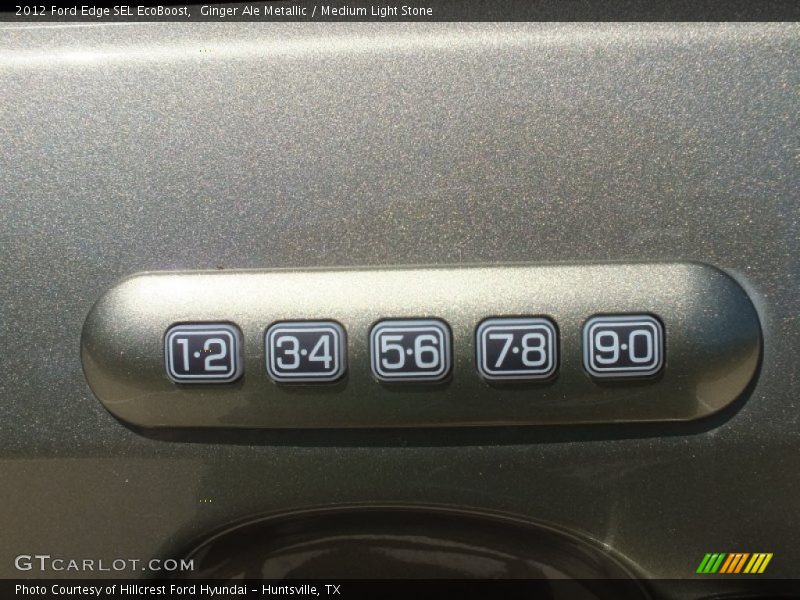 Ginger Ale Metallic / Medium Light Stone 2012 Ford Edge SEL EcoBoost