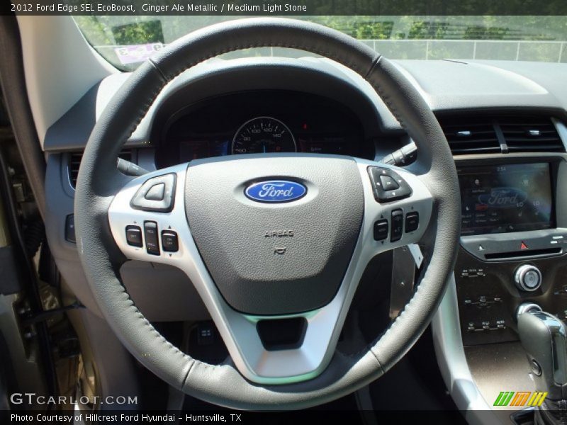 Ginger Ale Metallic / Medium Light Stone 2012 Ford Edge SEL EcoBoost