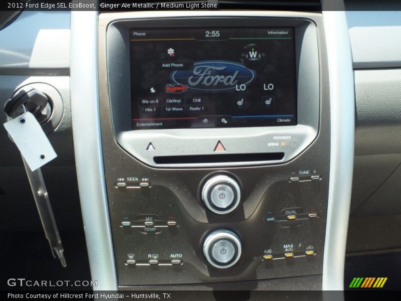 Ginger Ale Metallic / Medium Light Stone 2012 Ford Edge SEL EcoBoost