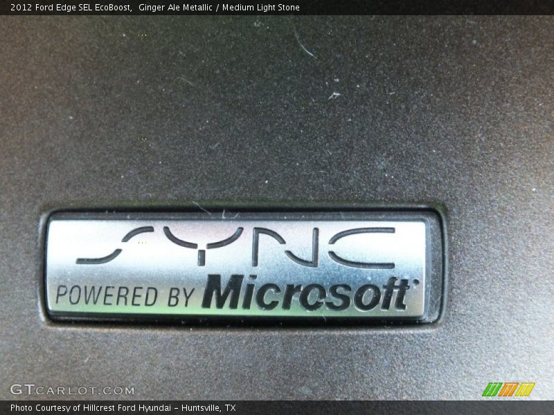 Ginger Ale Metallic / Medium Light Stone 2012 Ford Edge SEL EcoBoost