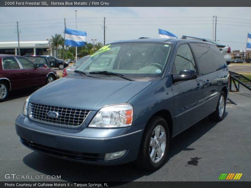 Norsea Blue Metallic / Flint Grey 2006 Ford Freestar SEL