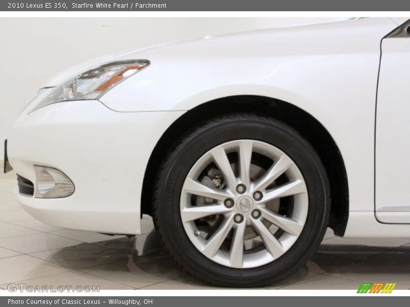 Starfire White Pearl / Parchment 2010 Lexus ES 350