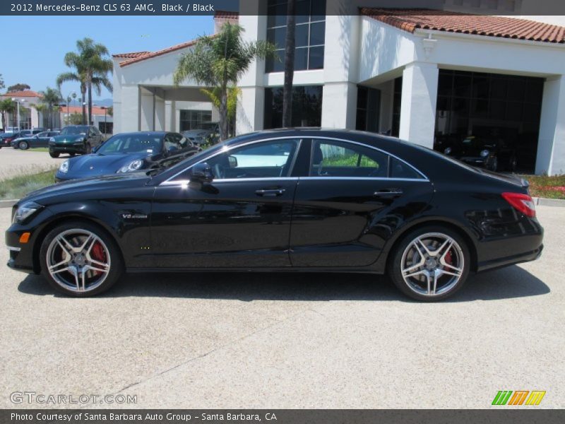 Black / Black 2012 Mercedes-Benz CLS 63 AMG