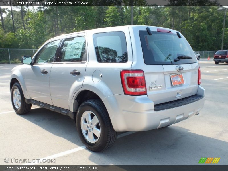 Ingot Silver Metallic / Stone 2012 Ford Escape XLS