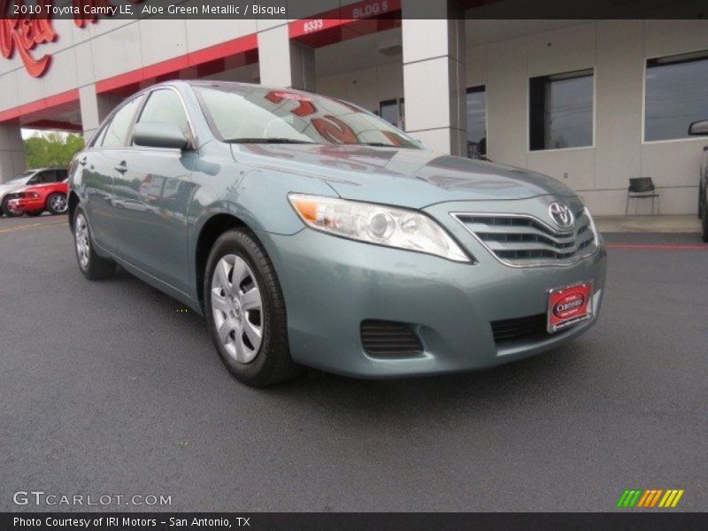 Aloe Green Metallic / Bisque 2010 Toyota Camry LE