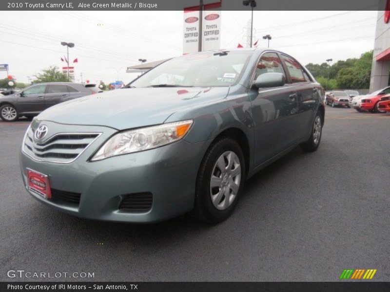 Aloe Green Metallic / Bisque 2010 Toyota Camry LE