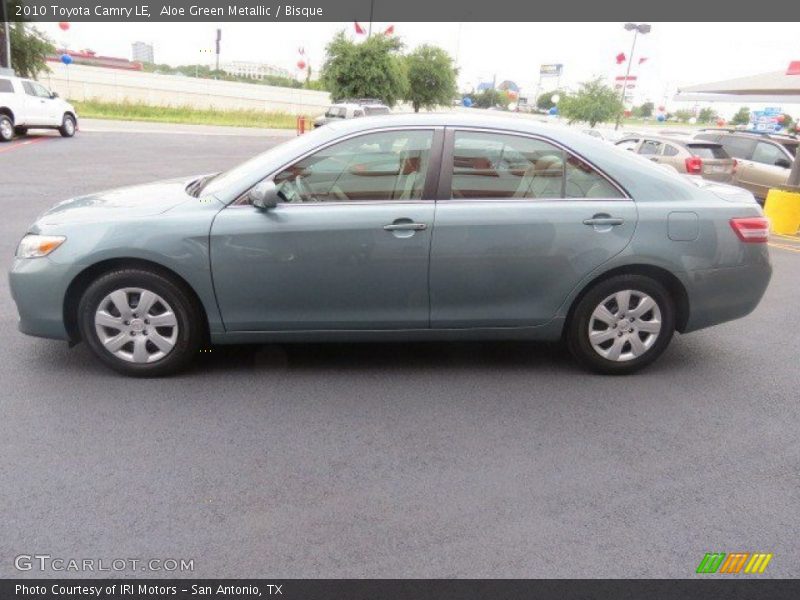 Aloe Green Metallic / Bisque 2010 Toyota Camry LE