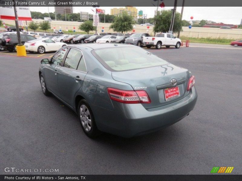 Aloe Green Metallic / Bisque 2010 Toyota Camry LE