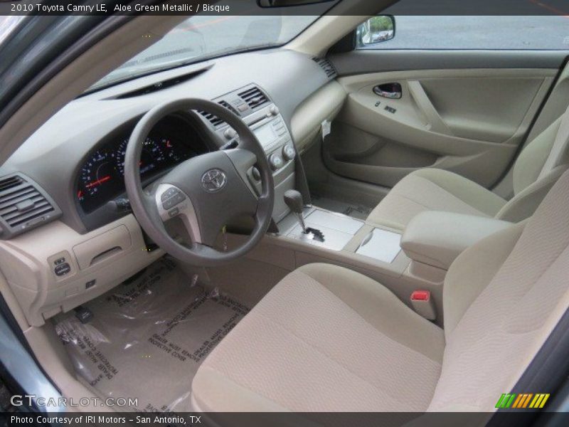 Aloe Green Metallic / Bisque 2010 Toyota Camry LE