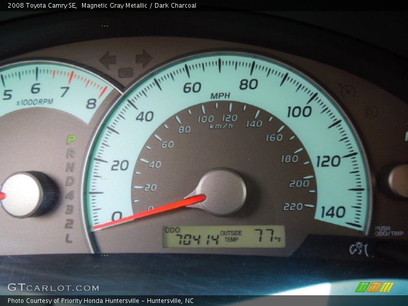Magnetic Gray Metallic / Dark Charcoal 2008 Toyota Camry SE