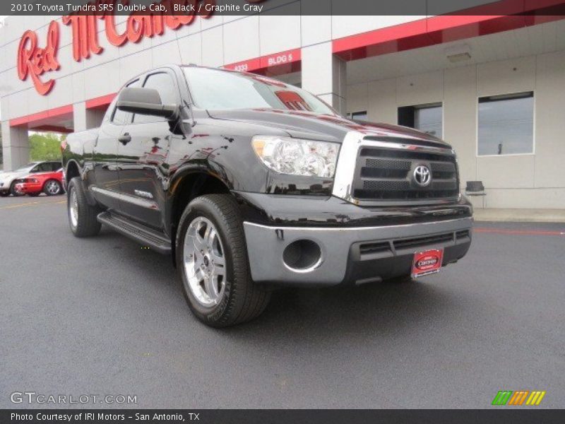 Black / Graphite Gray 2010 Toyota Tundra SR5 Double Cab