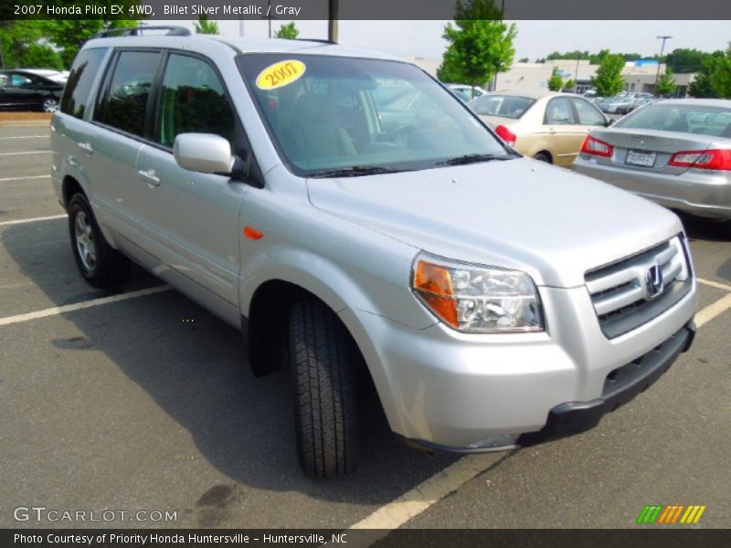 Billet Silver Metallic / Gray 2007 Honda Pilot EX 4WD