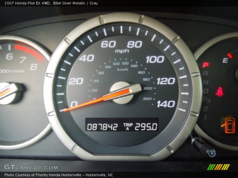 Billet Silver Metallic / Gray 2007 Honda Pilot EX 4WD