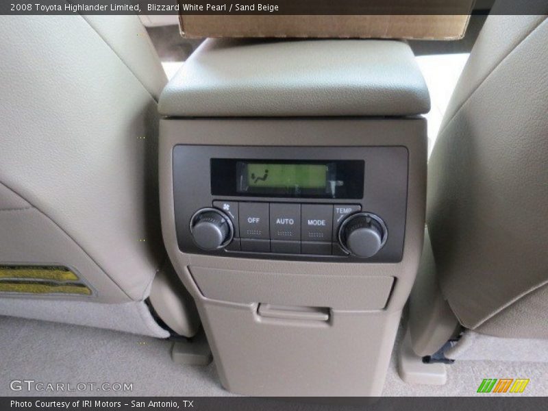 Blizzard White Pearl / Sand Beige 2008 Toyota Highlander Limited