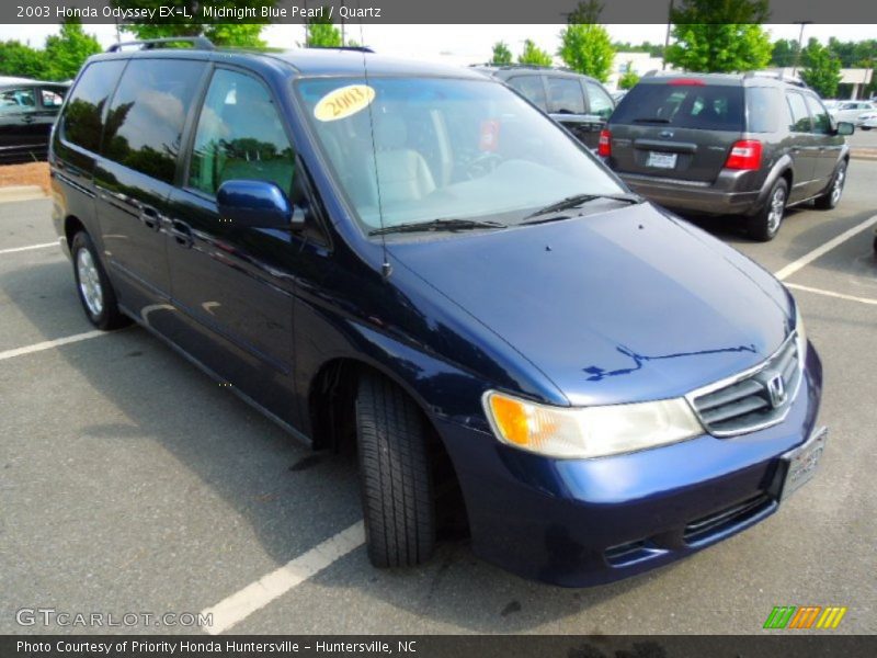Midnight Blue Pearl / Quartz 2003 Honda Odyssey EX-L