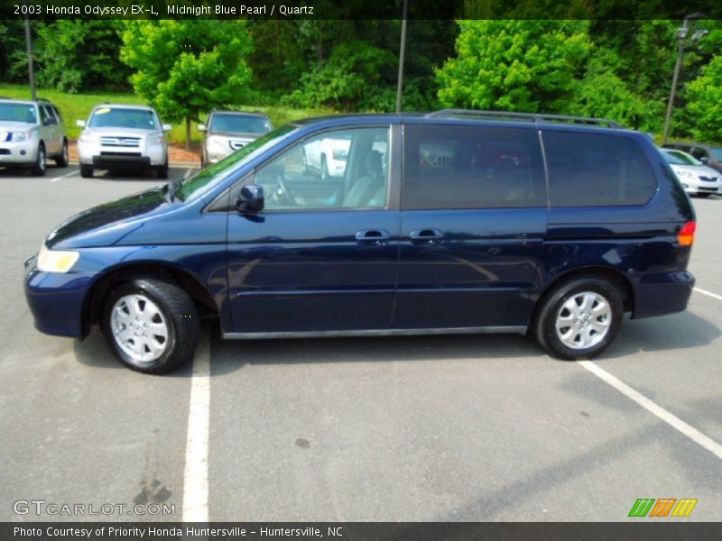 Midnight Blue Pearl / Quartz 2003 Honda Odyssey EX-L