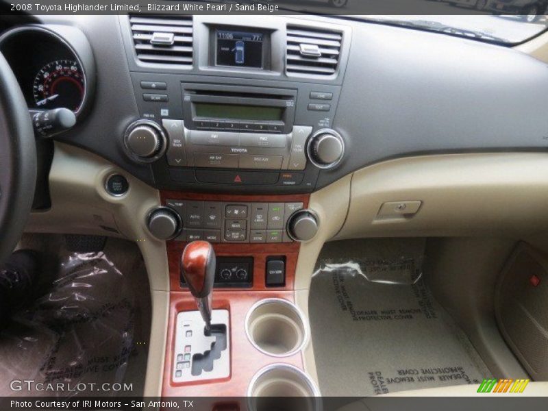 Blizzard White Pearl / Sand Beige 2008 Toyota Highlander Limited
