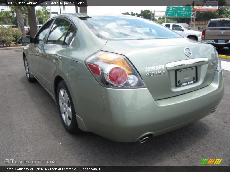 Metallic Jade / Blond 2008 Nissan Altima 2.5 S