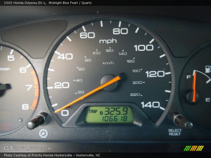 Midnight Blue Pearl / Quartz 2003 Honda Odyssey EX-L