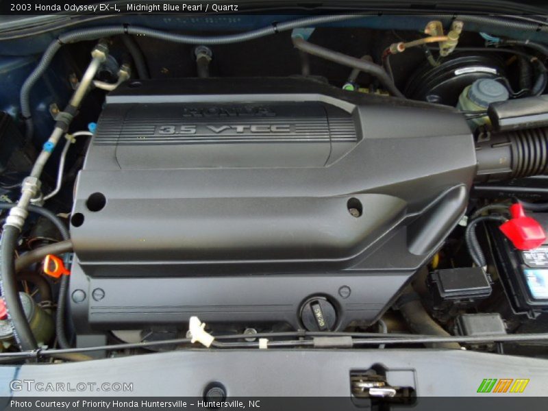 Midnight Blue Pearl / Quartz 2003 Honda Odyssey EX-L