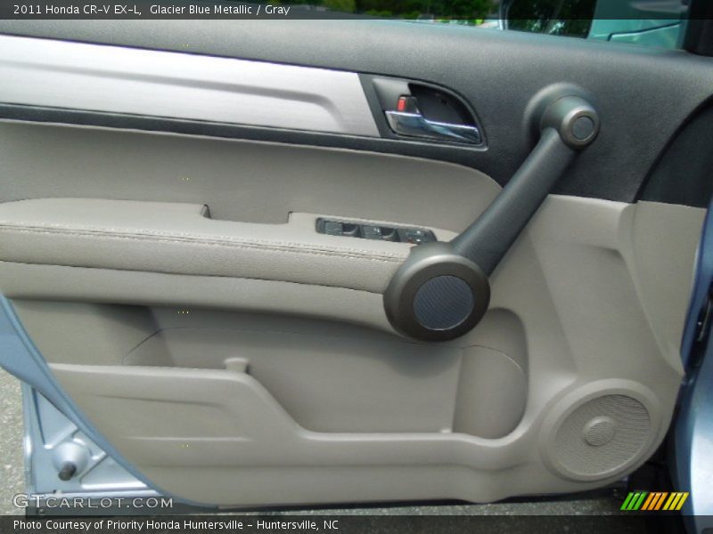 Glacier Blue Metallic / Gray 2011 Honda CR-V EX-L