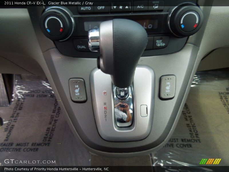 Glacier Blue Metallic / Gray 2011 Honda CR-V EX-L