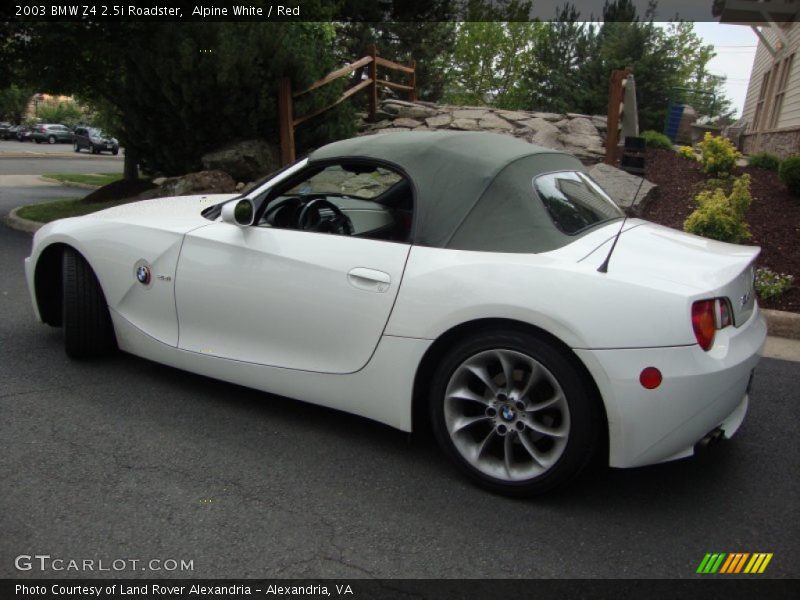  2003 Z4 2.5i Roadster Alpine White