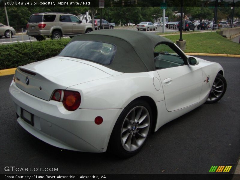  2003 Z4 2.5i Roadster Alpine White