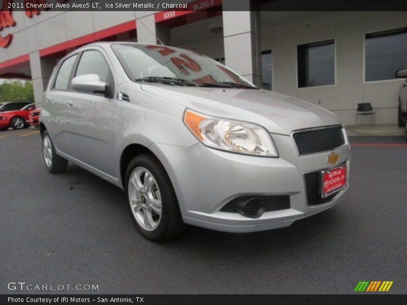 Ice Silver Metallic / Charcoal 2011 Chevrolet Aveo Aveo5 LT
