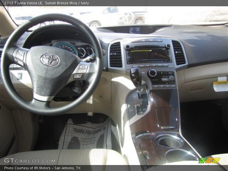 Sunset Bronze Mica / Ivory 2012 Toyota Venza LE