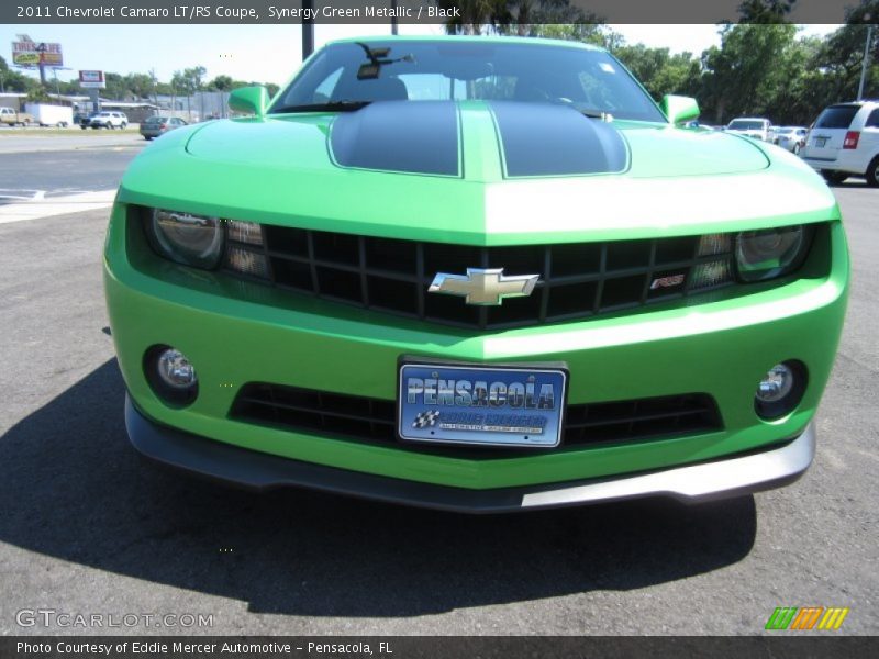 Synergy Green Metallic / Black 2011 Chevrolet Camaro LT/RS Coupe
