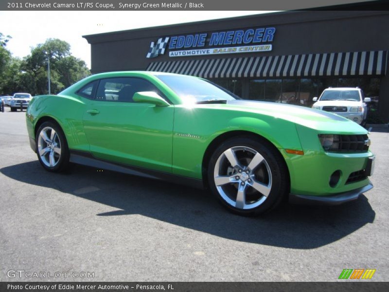 Synergy Green Metallic / Black 2011 Chevrolet Camaro LT/RS Coupe
